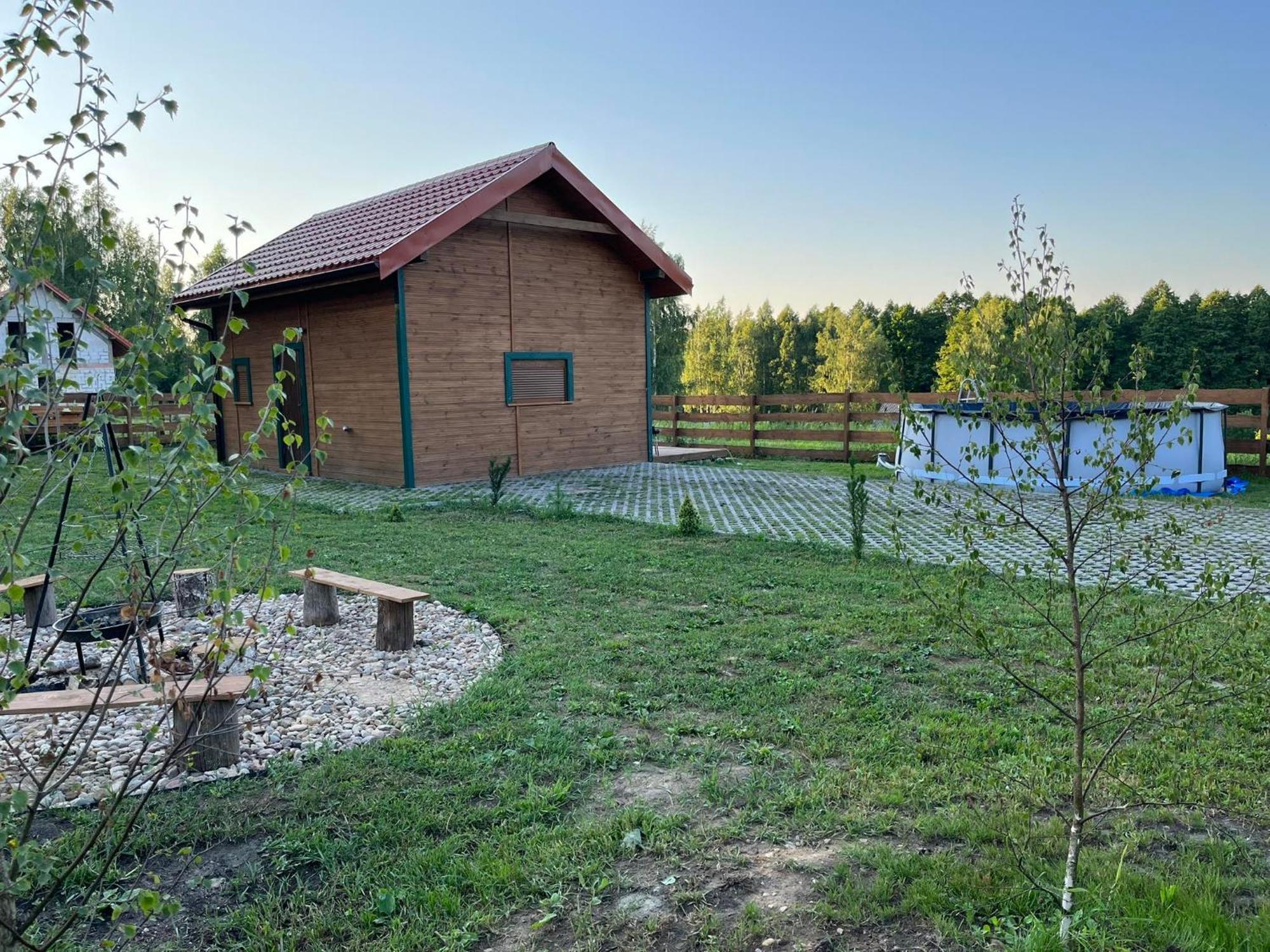 Zielona Chatka Nad Sapina Pozezdrze Buitenkant foto